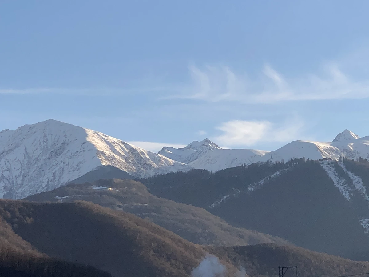 Красная поляна, закат в горах и легенды Кавказских гор — фото 7