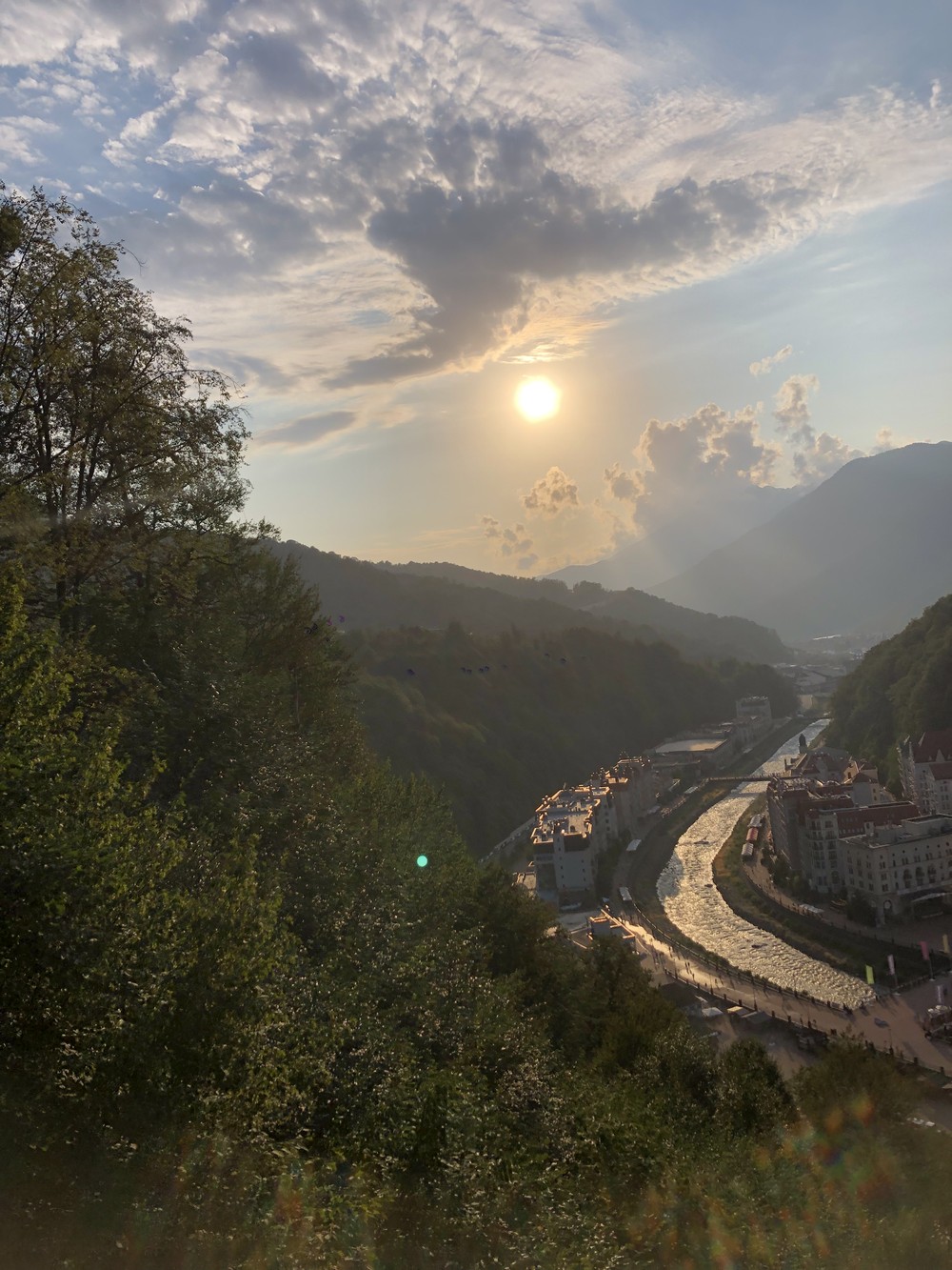 Красная поляна, закат в горах и легенды Кавказских гор — фото 11